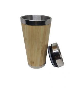 Thermos Bambou Lavable à la main Taille 17.8 x 9.5 x 6.5 cm 450ml