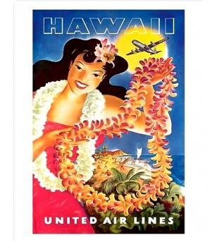 Poster Art United Airlines...