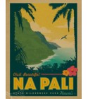 Affiche Poster Napali Papier Kraft Format A3 42*30