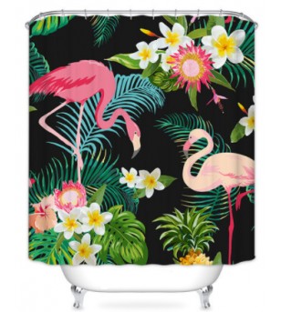 Rideau De Douche Polyester Flamingo Dream Imprimé 180*200