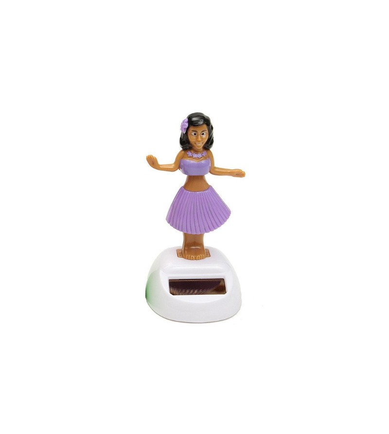 Miniature Dashboard Doll Solaire Violette Plastique - 10X4.5
