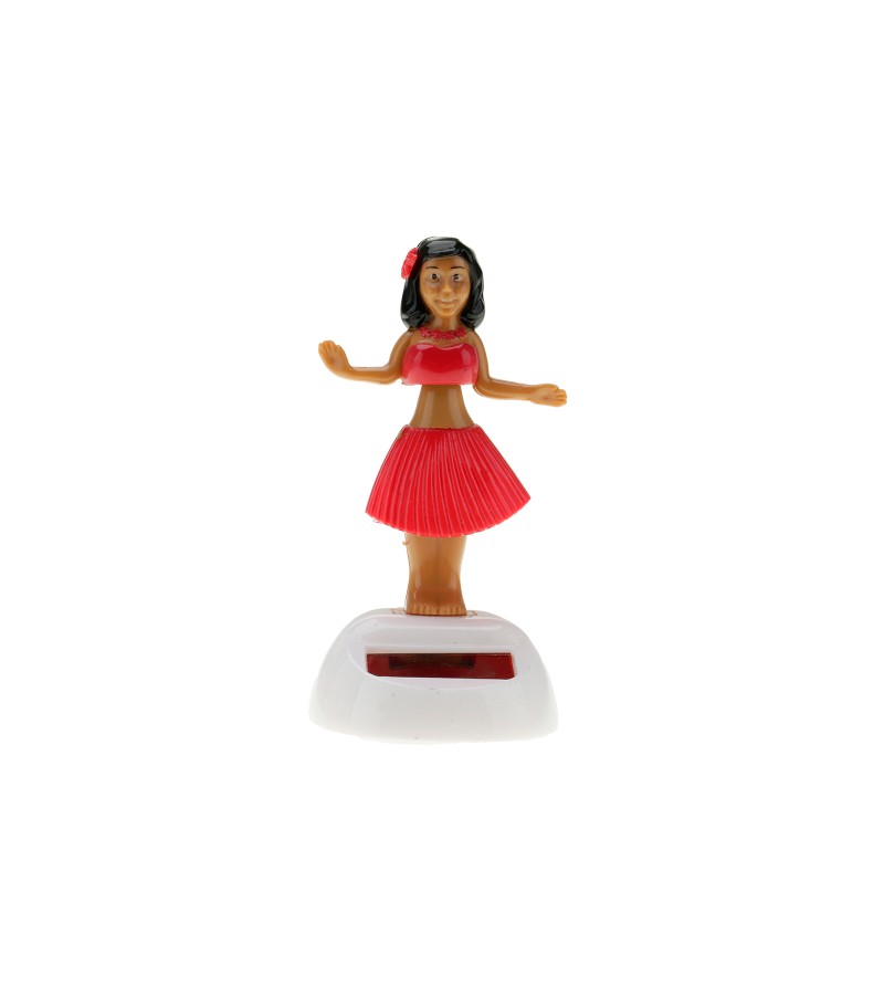 Miniature Dashboard Doll Solaire Orange Plastique - 10X4.5
