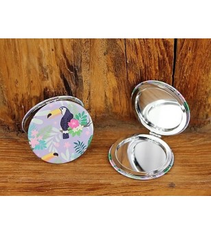 Miroir de Poche Rond  6.5x1 cm