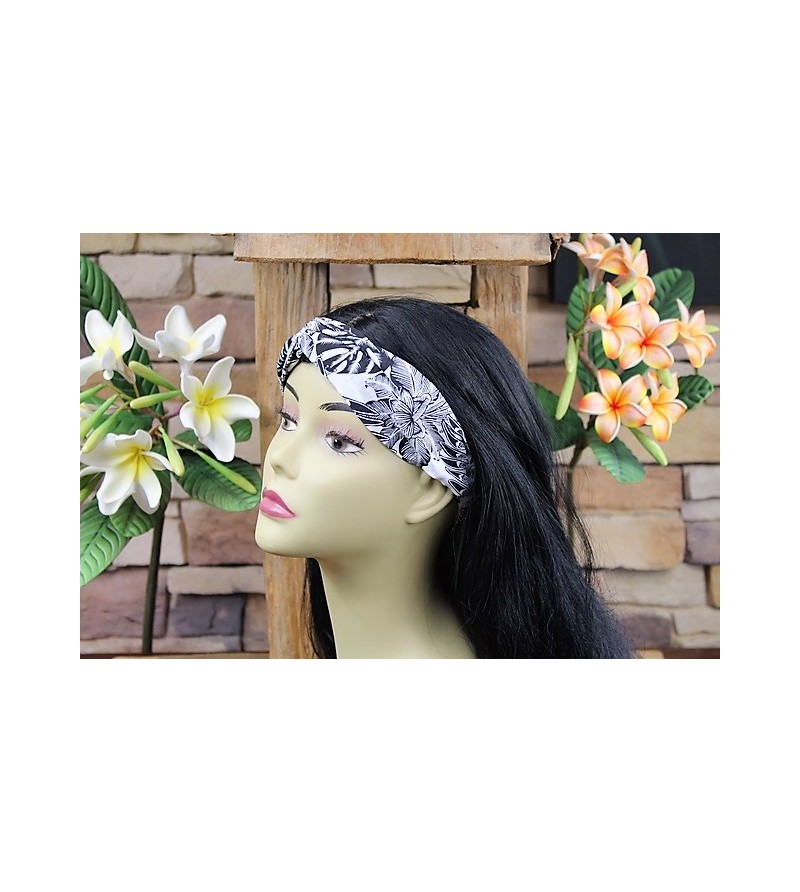 Bandeau de cheveux, headband en tissu coton à pois ou fleuri