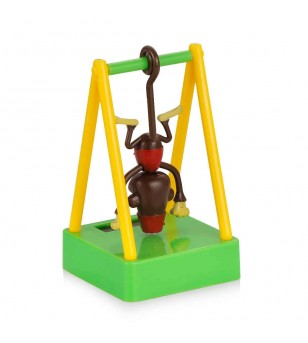 Monkey Dashboard Doll Solaire Plastique - Taille  5.7x9x6.5 cm 