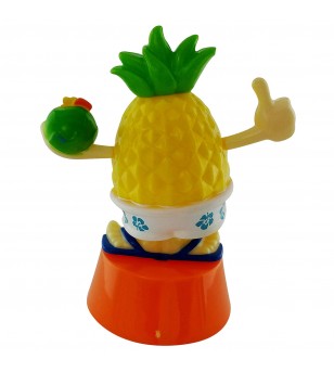 Pineapple Dashboard Doll Solaire Plastique - Taille  10x10x12