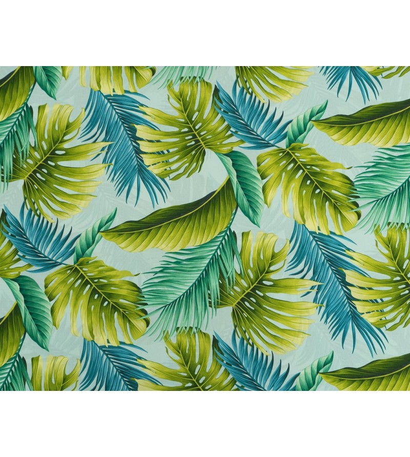 Tissu au Mètre tropical Sky 100% Rayon Poplin Largeur 150 cm