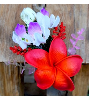 Barrette Fleurs Frangipanier