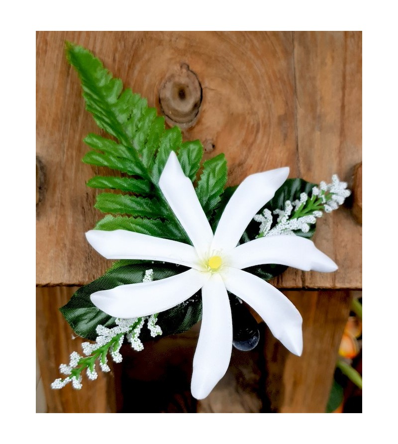 Barrette Fleurs Tiaré