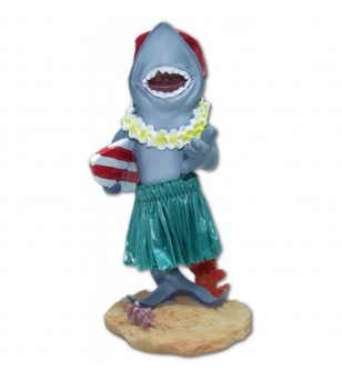 Miniature Dashboard Dolls - Hula Girl W Ukulele 10X4.5