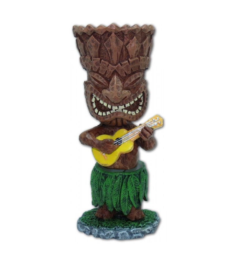 Miniature Dashboard Dolls - Hula Girl W Ukulele 10X4.5