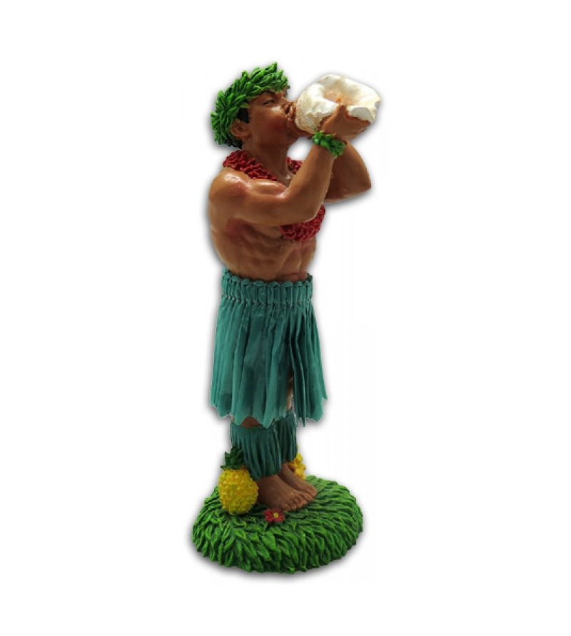Miniature Dashboard Dolls - Hula Girl W Ukulele 10X4.5