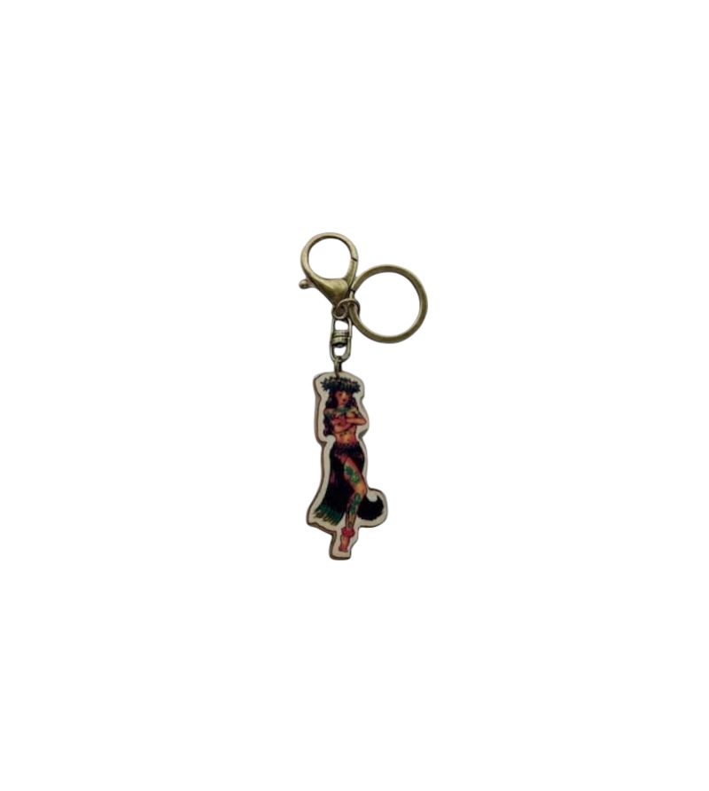 Porte Clé Bois Taille 6 cm